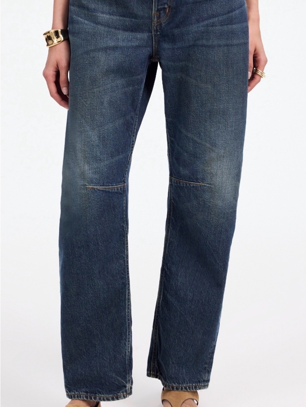Madewell Darted Barrel-leg Jeans